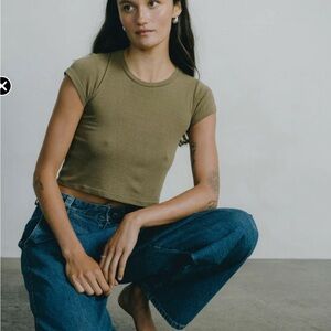 OZMA LOU TEE(Regen Silk Noil Jersey)Coffee